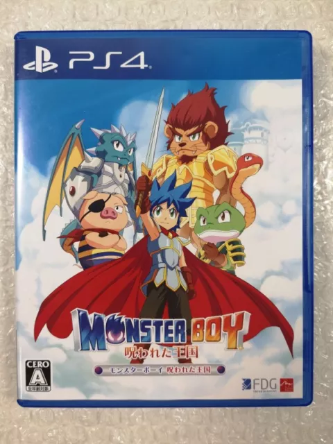 Monster Boy And The Cursed Kingdom Ps4 Japan Occasion (Game In English/Fr/De/Es/