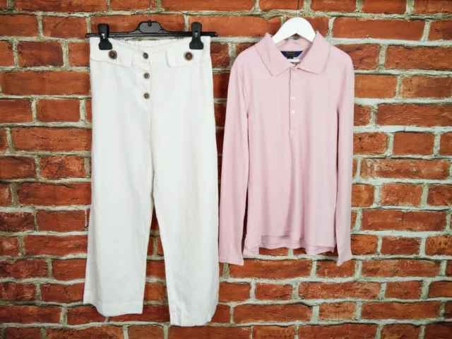 Girl Bundle Age 12-14 Years Ralph Lauren Zara Culotte Trouser Polo T-Shirt 164Cm