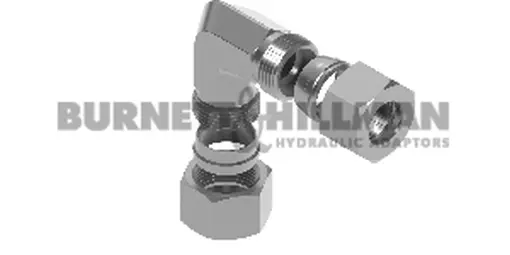 METRIC Male x Male 90° C (S Series) COMPLETE – Hydraulic Compression Fitting