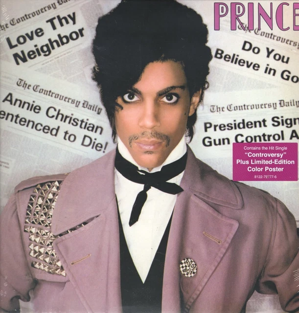 PRINCE Controversy LP VINYL Europe Wea 8 Track Repress With Limited Edition