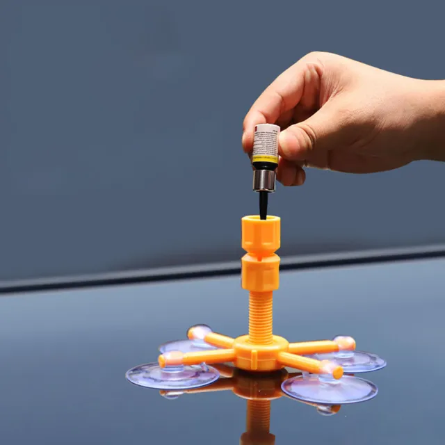 DIY Windshield Repair Kit Quick Fix Car Wind Glass Bullseye Rock Chip Crack Tool
