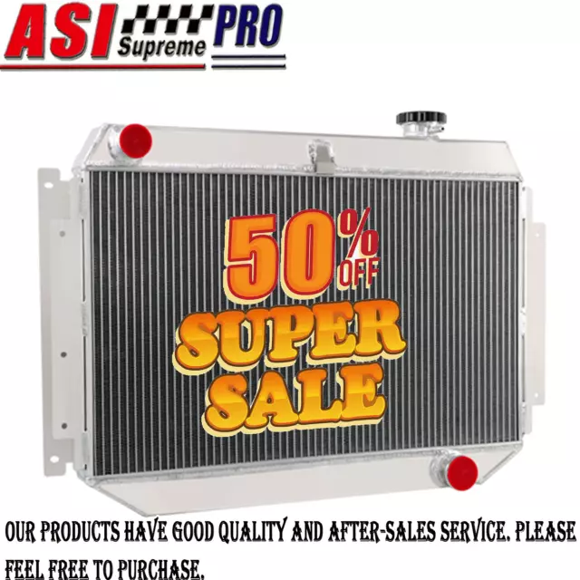ASI 4ROW CORE Aluminium Radiator Fit Holden Kingswood HX HJ HQ HZ