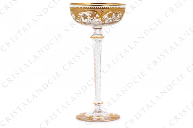 Exceptionnel verre d'apparat Mexico par Saint-Louis Outstanding ceremonial glass