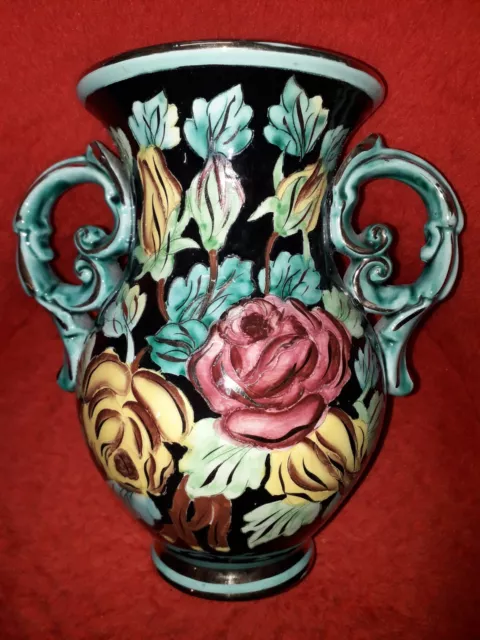 Cerart Monaco 26cm, GRAND VASE  des années 50 signé Cerart