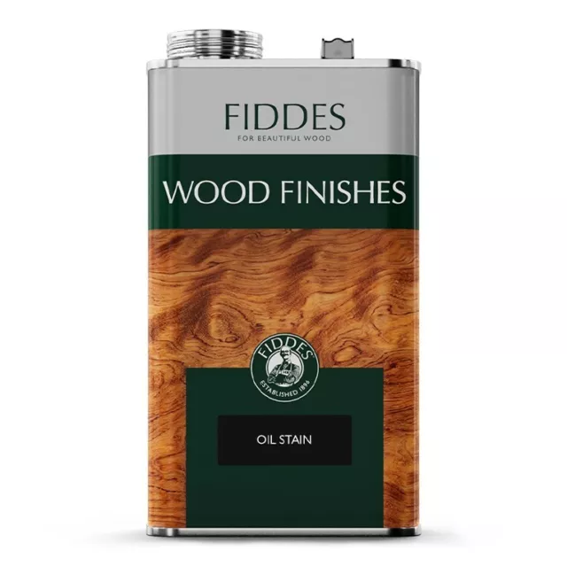 Fiddes Naptha Oil Stain - High Penetration, Slow Drying Interior Wood Stain