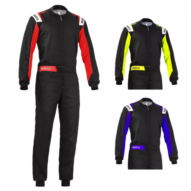 002343 2020 Sparco Rookie Kart Suit Indoor Basic Karting Overalls in 3 Colours