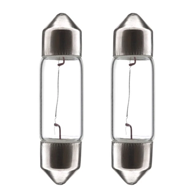 Valley Lighting 2-Pack 31mm 269 Festoon CANbus LED Bulbs – 6000K Cold White, Interior & Plate