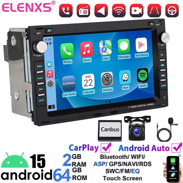 2+64G Android 15 Carplay Car Stereo Radio For VW Polo 9N Golf 4 MK4 Passat B5 2+64G Android 15 Carplay Car Stereo Radio For VW Polo 9N Golf 4 MK4 Passat B5