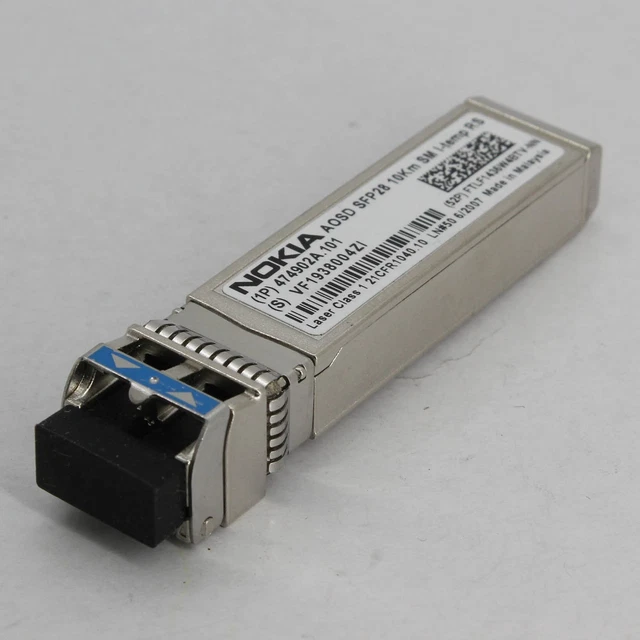 NOKIA AOSC 474901A.101 SFP28 25G IR 2km 1310nm SM Transceiver – I-TEMP, Open Box