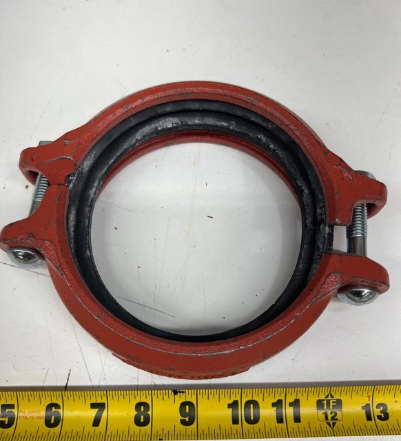 5& VICTAULIC GROOVED Rigid Ductile Iron Coupling 009N EPDM Gasket