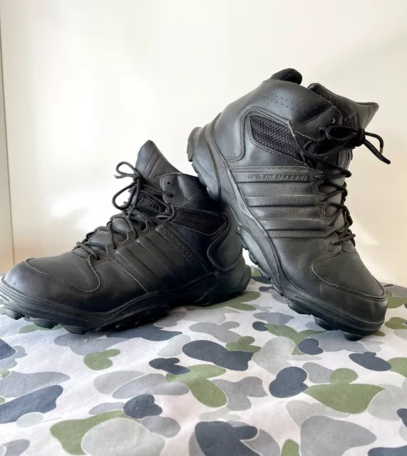 Adidas GSG 9.7 Black Tactical Boots Size US 11-1/2 . Rare Boots