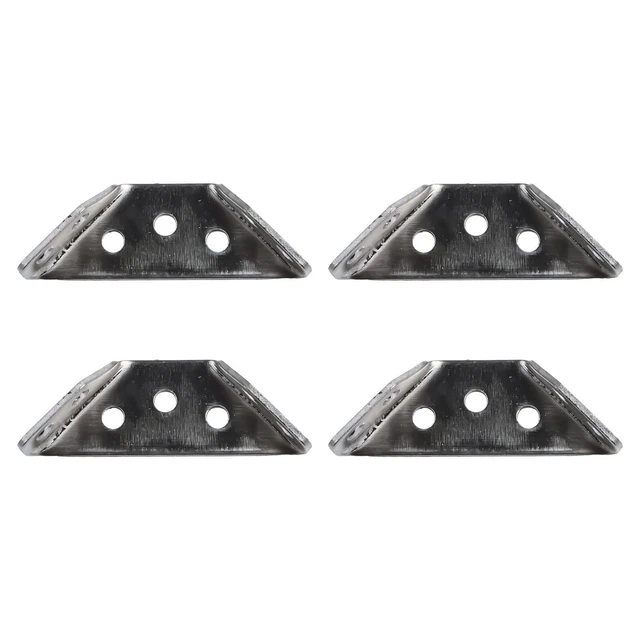 Multipurpose 4PCS Stainless Steel Corner Brackets Secure Triangular Support
