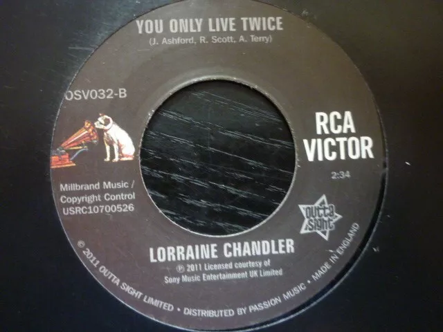 lorraine chandler you only live/i cant change reissue uk northern soul 45 deletd