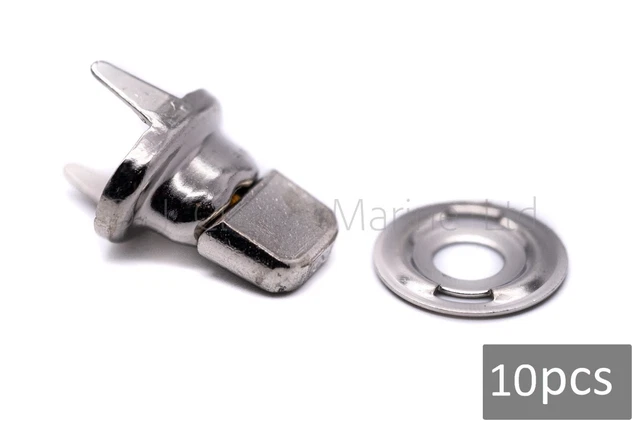 DOT Twist Lock Fastener - 8mm Base Stud For Boat Covers, Canopy, Bimini Tops