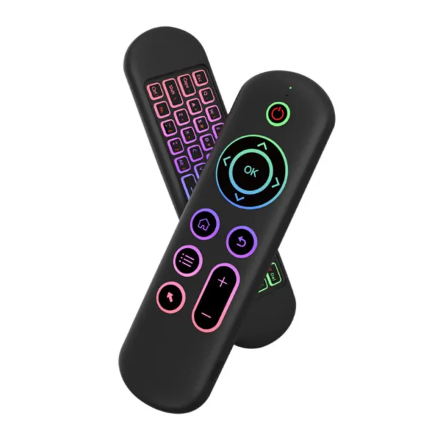 Universal Keyboard Remote Air Mouse Color Backlit - Bluetooth/USB Connection