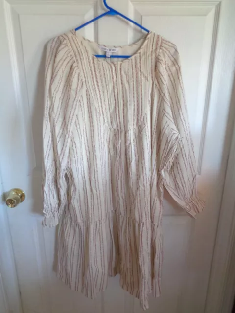 NWT - Elizabeth & James - Peasant / Boho - Long Sleeve Dress - Size XXL