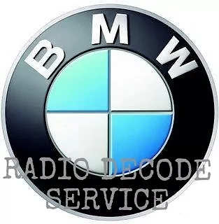 CODE RETRIEVAL UNLOCK SERVICE for BMW RADIO STEREO HEAD UNIT CD PLAYER DECODE