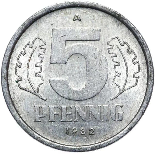 Deutschland DDR - Münze - 5 Pfennig 1982 A - Berlin - SELTEN !