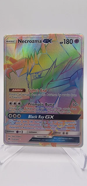 Pokemon Karte | Necrozma GX | Burning Shadows 153/147 | Englisch | EX