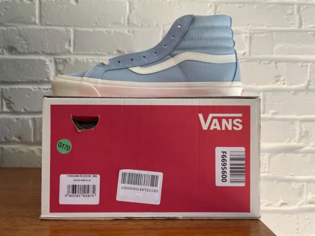 Vans Vault OG Sk8-Hi LX - Forget Me Not/Marshmallow - VN0A4BVBVZ5 - Size 9.5