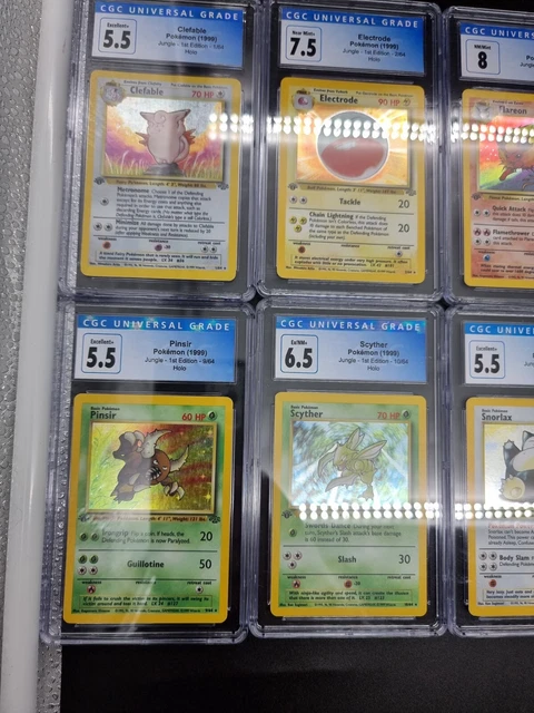 Jungle 1st Edition complete Holo Set | 1999! #1 - #16 CGC PSA Pokemon Snorlax 2