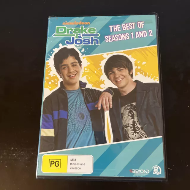 Drake & Josh : The Best Of Season 1 & 2 (DVD, 2004, 2-Disc) Drake Bell, Region 4