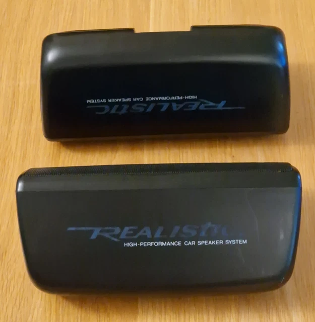 2 REALISTIC 4 Way Car Speakers HIGHPERFORMANCE CAR SPEAKER SYSTEM NO