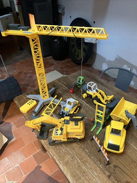 PLAYMOBIL CAMION GRUE en l'état et 6 personnages EUR 10,00 - FR