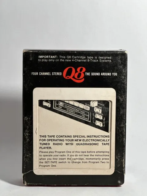 Ford Quadrasonic Sound For Today 8 Track Tape 1978 Demo RCA #DAT2-0346