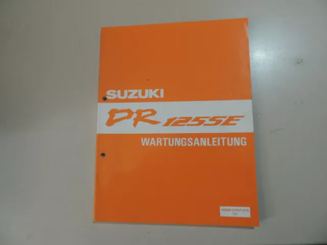 Suzuki DR 125 SE (SF44A) 1995 Werkstatt handbuch Wartungs Reparatur anleitung