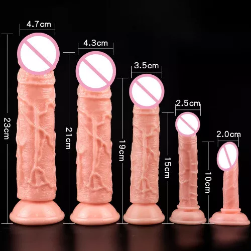 Realistische-Dildo-Haut-Gefühl-für-Frauen-großen-Penis--Saugnapf--Mastur-bator-