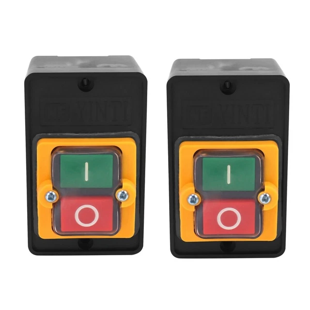 2 pressostati impermeabili AC 220/380V on/off -5 per motori perforatori V1V8