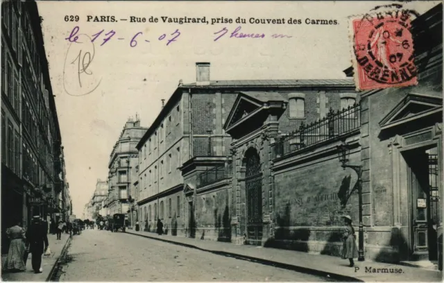 CPA PARIS 15e Rue de Vaugirard, taken from the Convent des Carmes (65792)