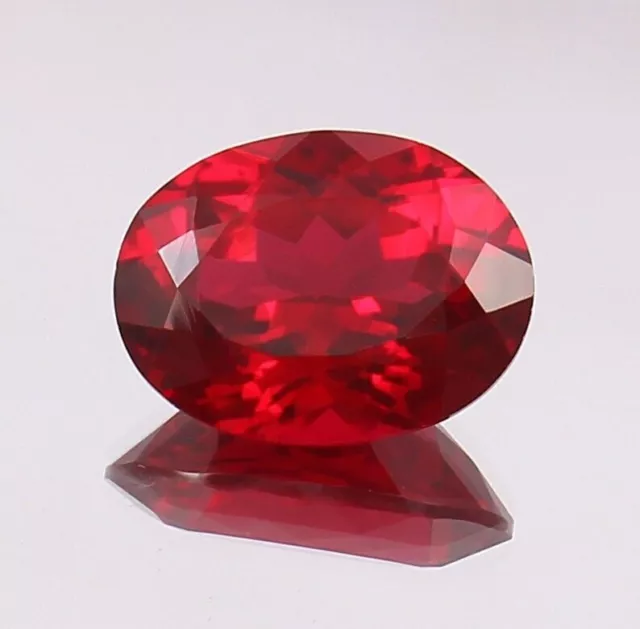 6.45  Cts Natural Mozambique Red Ruby Oval Cut Certified Huge Gemstone J977