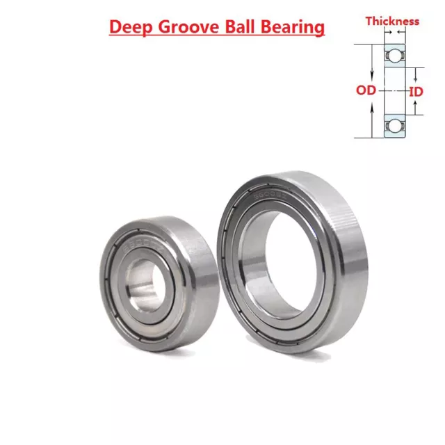 Stainless Steel Series Deep Groove Ball Double Shielded Bearing Various Sizes