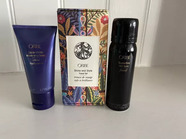 Oribe Shine & Style Set Superfine Hair Spray  + Super shine Moisturising Cream