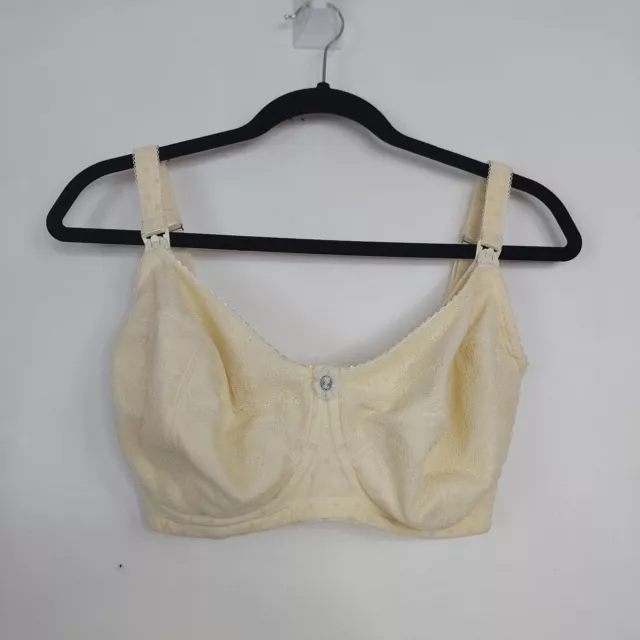 Cake Lingerie Maternity Nursing Size 10H Full Soft Cup Banana Cream Yellow Bra