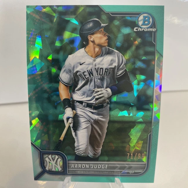 AARON JUDGE 2022 Bowman Chrome 90 RÉFRACTEUR AQUA SAPHIRE /99