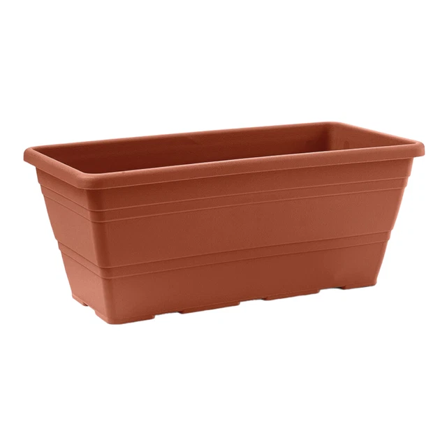 VASO Fioriera CASSETTA Da BALCONE Roxanne Con Sottovaso 60cm Veca VARI Colori Color Bianco - Foto 9