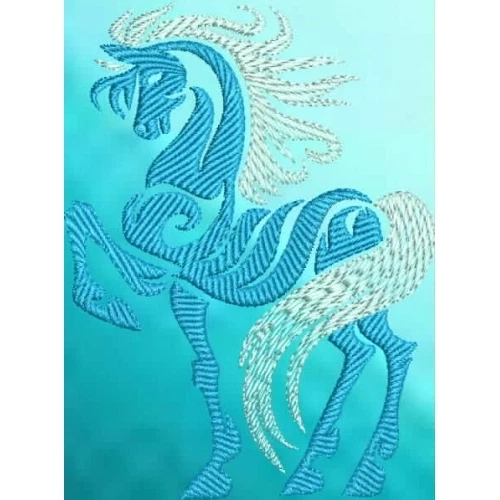Embroidered Sweatshirt - Tribal Horse S2-04 Sizes S - XXL