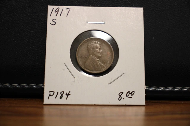 1917 S Lincoln Cent Lot P184