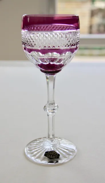 Verre à vin du Rhin en cristal St Louis modèle Trianon Parfait Etat