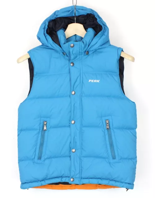 Peak Performance Jr Down V Gilet Bambino 160 CM Rimovibile Cappuccio Trapuntato