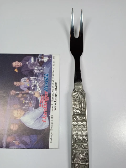 KONGE TINN NORWAY Viking Pewter Fork w/ Box – Hardanger Bestikk