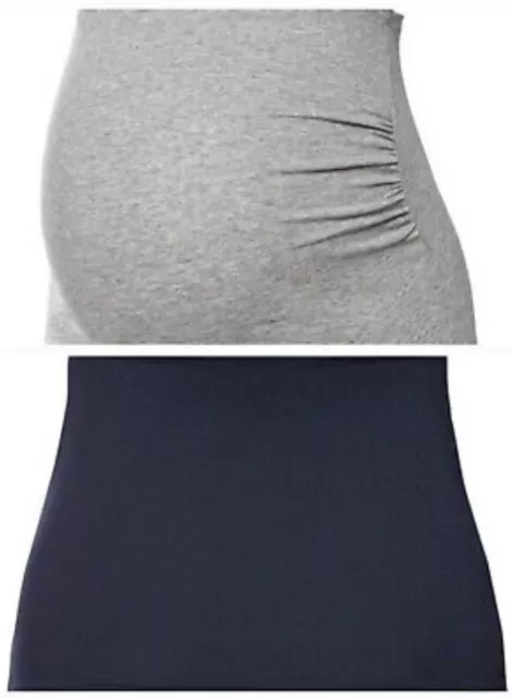 2 x Maternity Belt Pregnancy Support Pregnant Bump Band Esmara All Size Colours 2