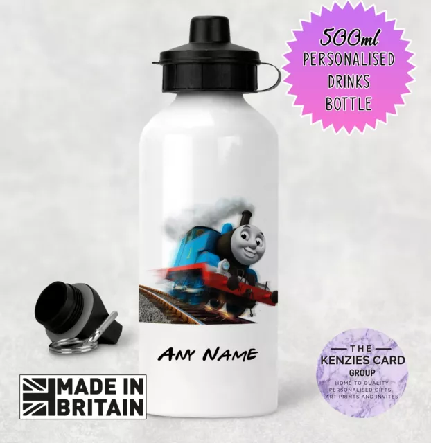 Personalised Thomas The Tank Engine Kids Sports Water Bottle Stitch Bottle V2