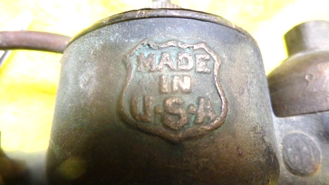 Solid Brass IH Tractor Carburetor For Parts or Repair, Think It Is A Model R?? 5
