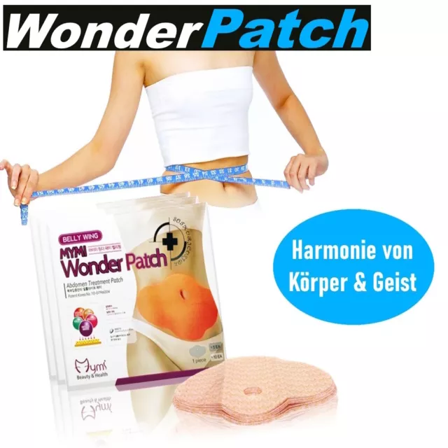 WonderPatch Mymi Beauty Wellness XXL Bauchpflaster Set Wonder Patch 5 Stück 2