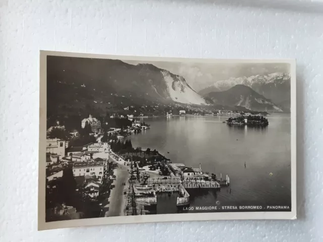 Cartolina Lago Maggiore Stresa Borromeo Panorama Fotocelere