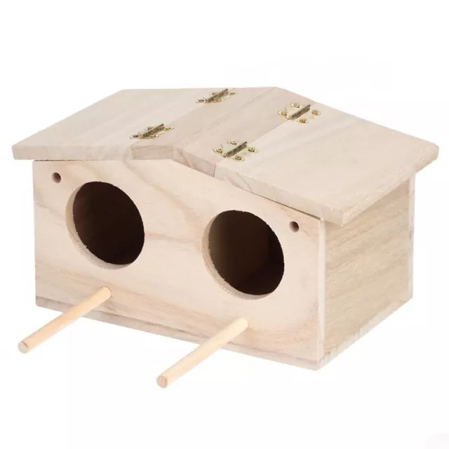 Boîte d'élevage pour oiseaux en bois perroquets maison décoration de jardin p